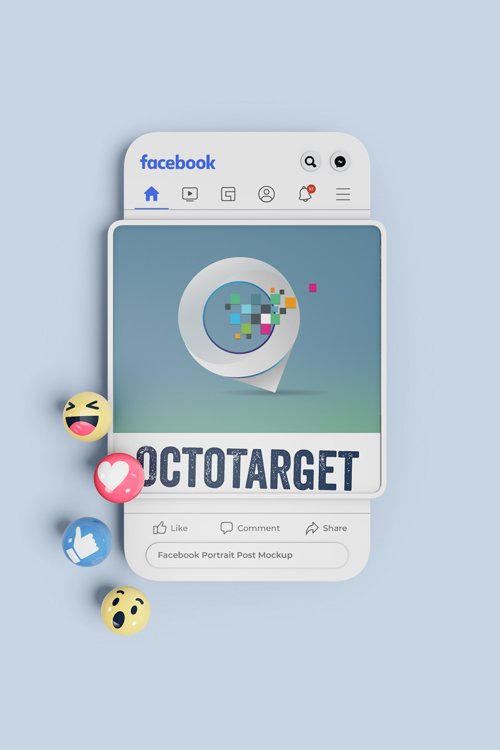 645420 facebook portrait post mockup top view